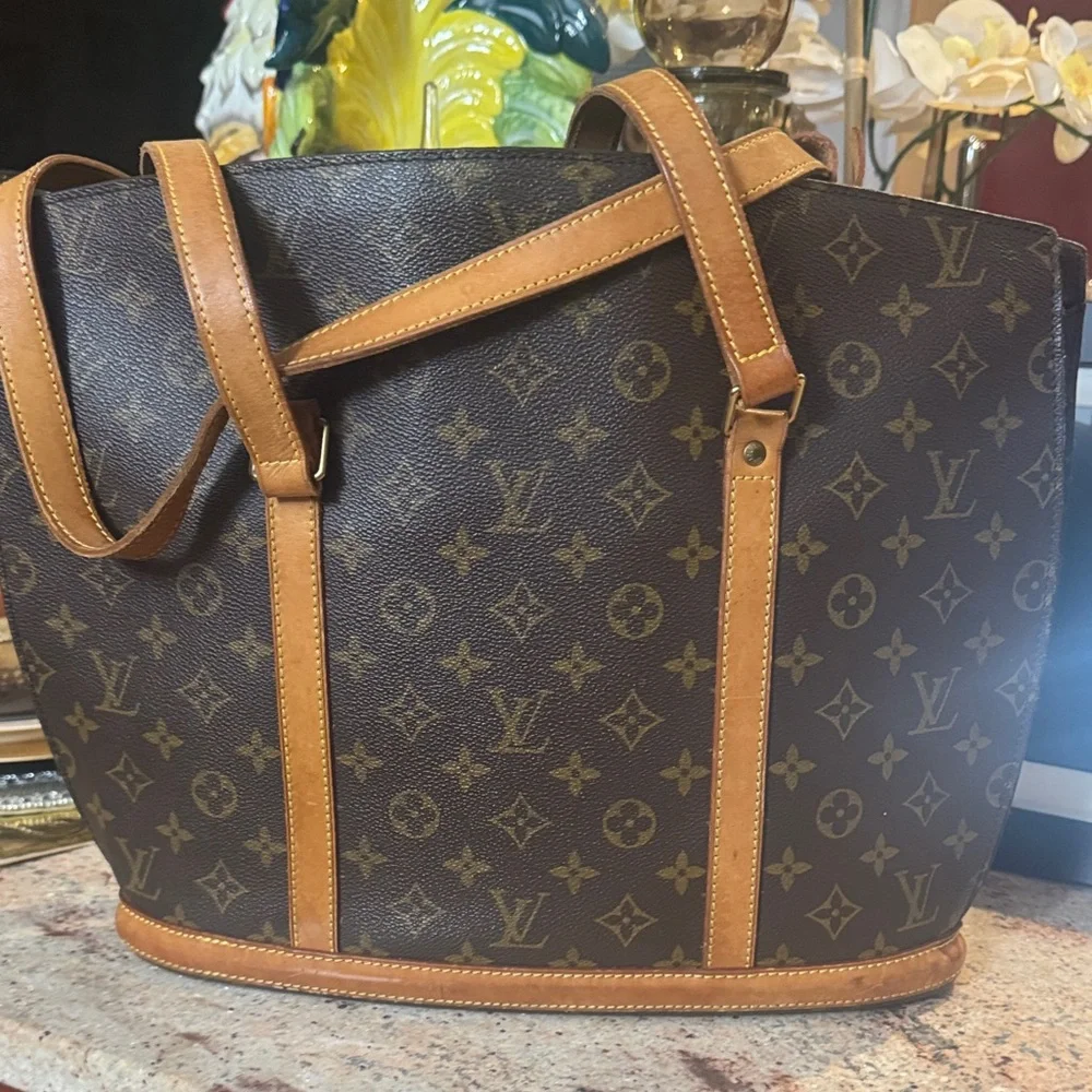 Authentic Vintage Louis Vuitton Brown Monogram Deauville Shoulder Bag - Picture 1 of 13